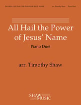 All Hail the Power of Jesus' Name piano sheet music cover